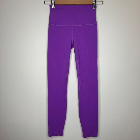 Lululemon Athletica Purple Leggings Size 4 - Picture 2 of 7